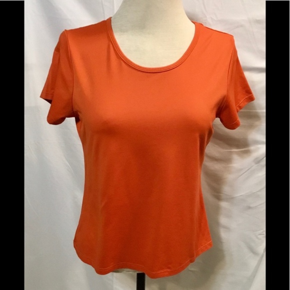 Birch Hill Burnt Orange Short Sleeve Top